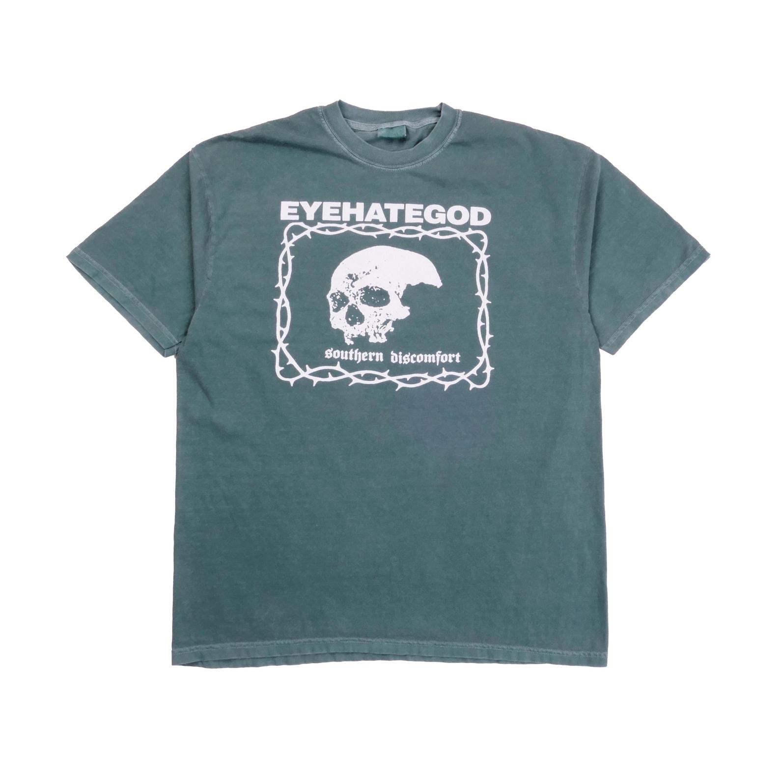 Eyehategod Band Tee Shirt Skull American sludge metal New Orleans Louisiana Alternative Post Punk Rock Boxy Faded T-Shirt Size XL S