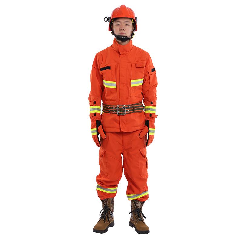 Orange Forest Firefighting and Emergency Rescue Suit 5-piece Forest Firefighting Suit