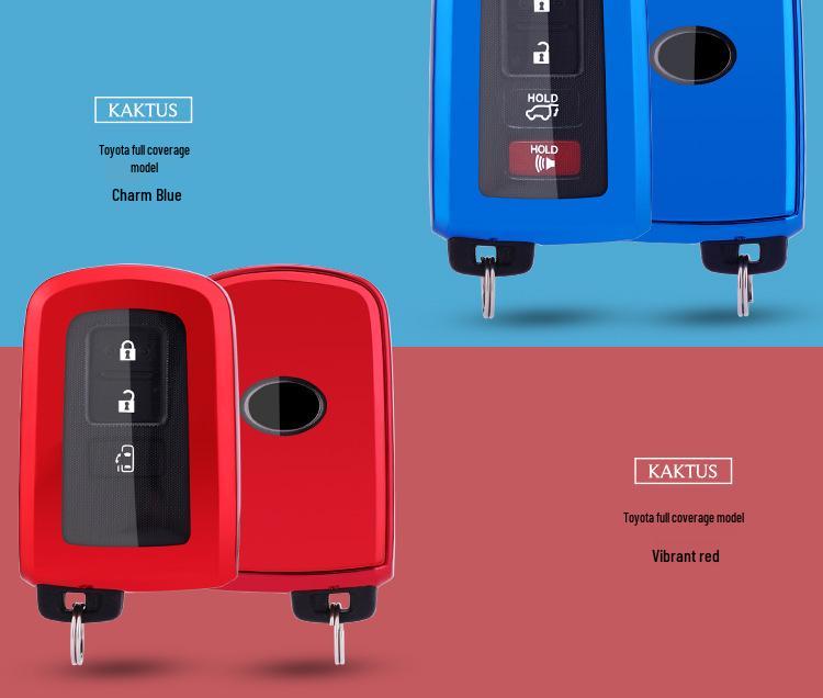 KAKTUS TPU Pokrowiec na kluczyk samochodowy dla Toyota Prado, Camry, Land Cruiser