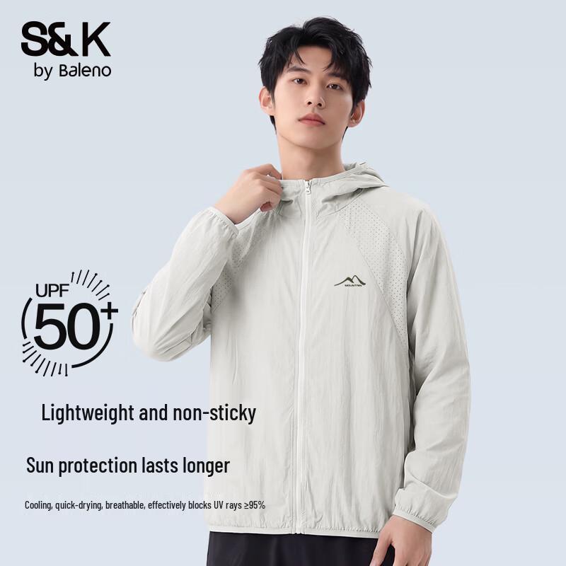 Baleno Men s Hooded UPF50+ Sun Protection Jacket 3XL