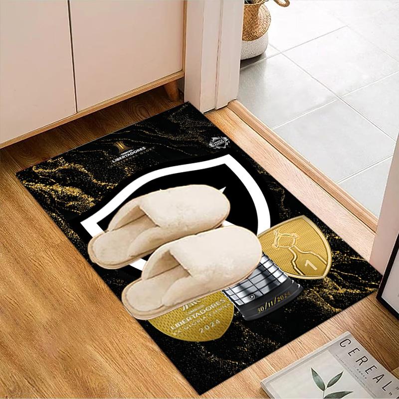 Botafogo Football Club Printed Office Carpet Chair Cushion Entryway Rug, Rugs for Living Room, Bedroom Christmas gifts