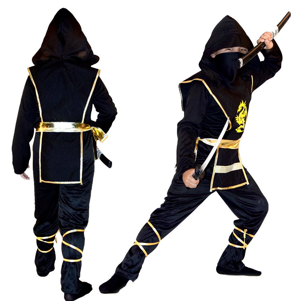 Costum Cosplay Samurai Ninja pentru Copii de Halloween pentru Joc de Rol și Spectacol