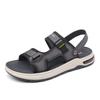 Sandals men's summer new fashion thick-soled men's sandals high-end latex air cushion soft-soled casual beach shoes