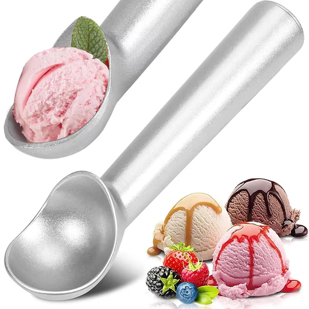 Aluminum Alloy Ice Cream Scoop Melon Baller Fruit Scoop Commercial Ice Cream Spoon for Kitchen