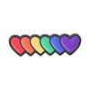 Xiaomi LGBT Rainbow Pride Super Gay Hearts Enamel Pin Love Is Love Rainbow Earth Full Battery Brooch Bag Badge Jewelry Gift for Friends