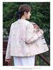 Mom's New Chinese Style Quilted Jacket with Frog Button & Embroidery for Middle-Aged and Elderly Women - Autumn/Winter