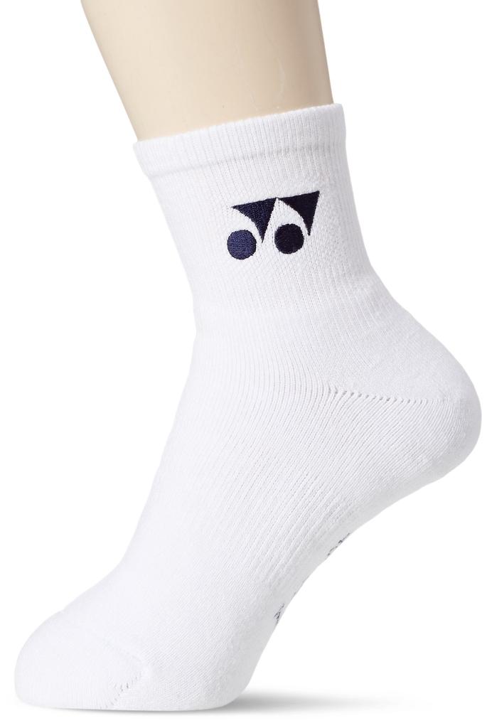 YONEX Tennis Half White One Size Fits All Women's Socks, 29122, (011),