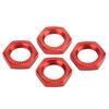 4PCS 17mm Aluminum Alloy Wheel Hex Hub Nut for 1Celsius8 RC Model Car Upgraded Accessory