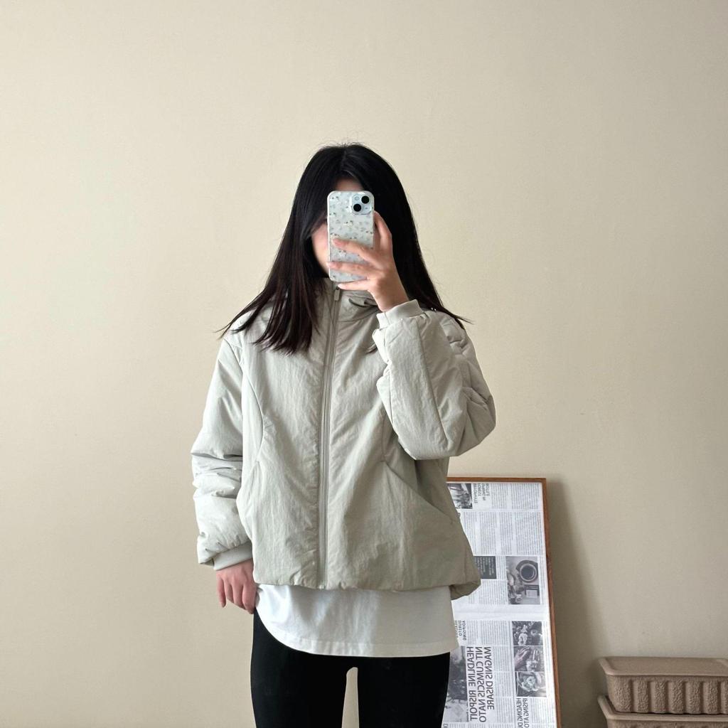 Lulu Sporty Women's Hooded Windproof Cotton Jacket - Casual, Versatile, High-End Outerwear