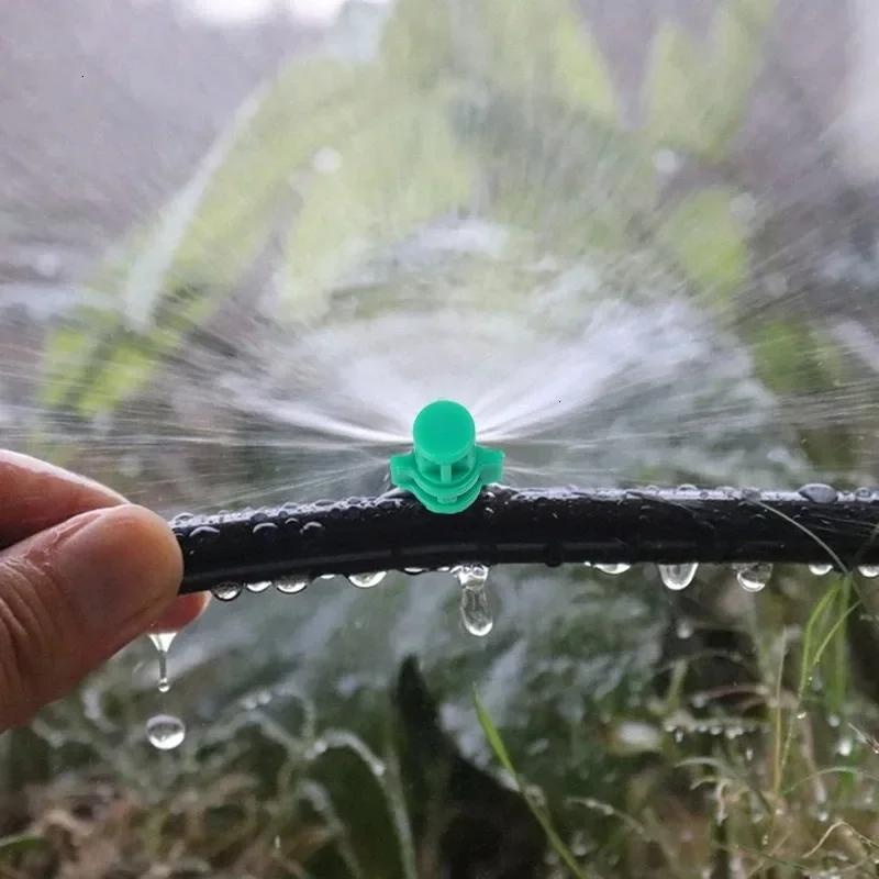 100pcs Micro Atomizing Garden Sprinkler Nozzle 90 180 360 Degree Refraction Micro Water Spray Misting Nozzle Garden Irrigation