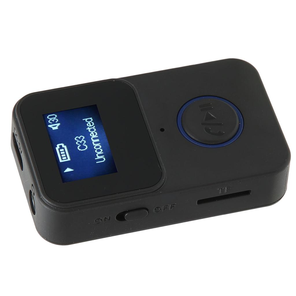 C33 BT 5.0 2 in 1 Audio Adapter Dual Signal Wireless Audio Adapter with LCD Display