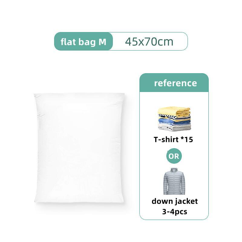 No Pump Required Vacuum Compression Bag For Storing Clothes Clothing Empty Packed Bags Storage Organizer Travel Accessories