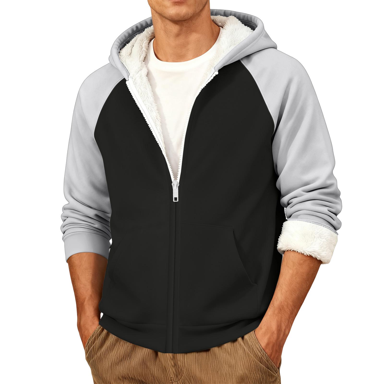 Men s Casual Warm Hooded Jacket M 3498₽