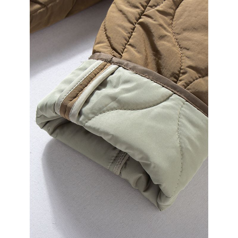 Herren Baumwolljacke Herbst und Winter Neu Japanisch Retro Locker Lässig Baumwollmantel Leicht Warm Innen- und Außenbekleidung Baumwollgefütterte Jacke Oberteil