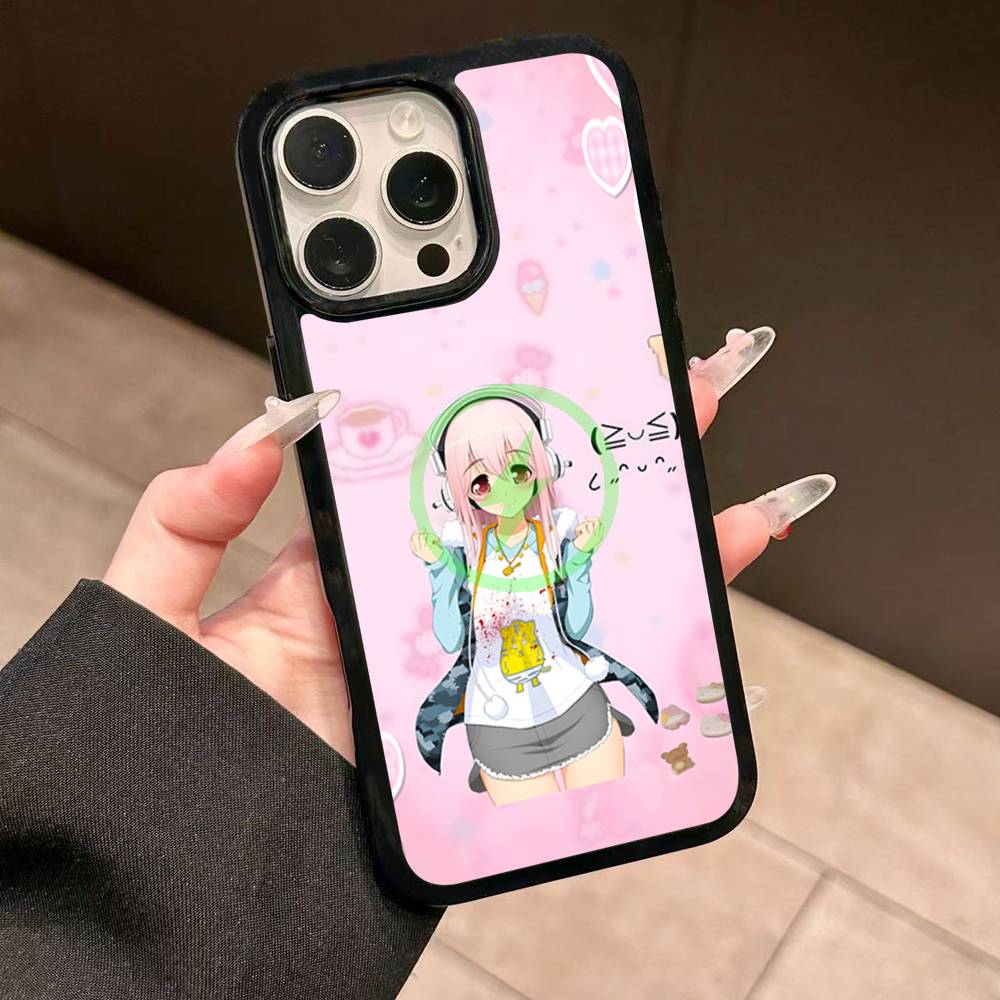 S-sUPER SONICO For Magsafe Magnetic Phone Case Cover For IPhone 11 12 13 14 15 16 17 Pro Max Plus