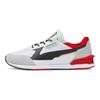 Scuderia Ferrari x Puma Low Racer Bianco Nero Rosso Corsa Sneakers da Uomo 307043-02