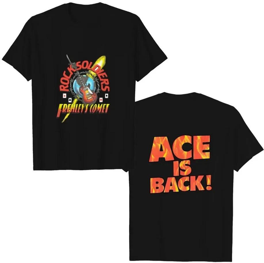 SALE! 1980s Ace Frehley Tour T-Shirt – Frehley’s Comet Rock Soldiers Concert XXXXL