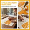 Yellow Architectural Design Template Plastic Hollow Ruler Geometric Ruler  Geometry Drawing