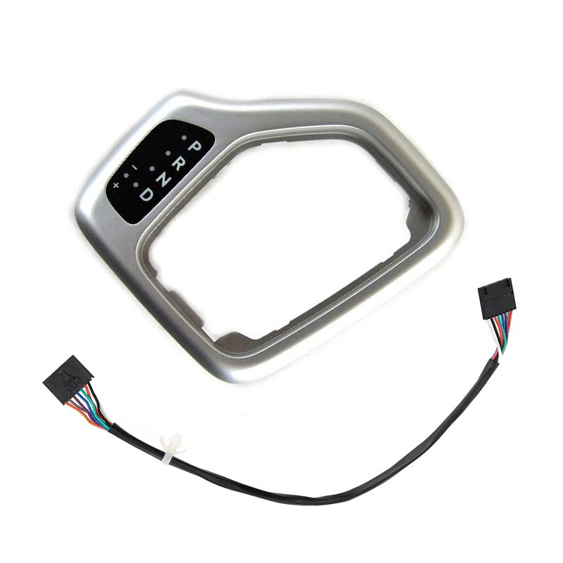 Marco de palanca de cambios con arnés compatible con para Jeep para Cherokee 2014 2018 Juego de 2 piezas Números de pieza 5YD27LS5AA 68413957AA
