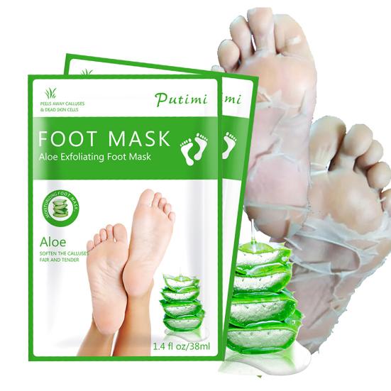 2Pcs Foot Covers Hard Dead Skin Removal Moisturizing Exfoliating Feet Skin Care