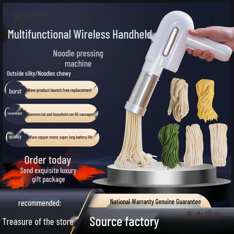 Rechargeable Wireless Automatic Handheld Noodle Maker - Multifunctional Hele Machine