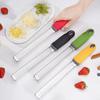 Stainless Steel Cheese Grater Multi-Purpose Kitchen Peeler Rust-Proof Lemon Zester Grater Ergonomic Handle Peeler for Kitchen Use