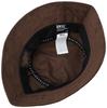 Unisex Bucket Hat QORDA Hat Dark Chocolate [Picture] (Corduroy) [SB226P / HAT]
