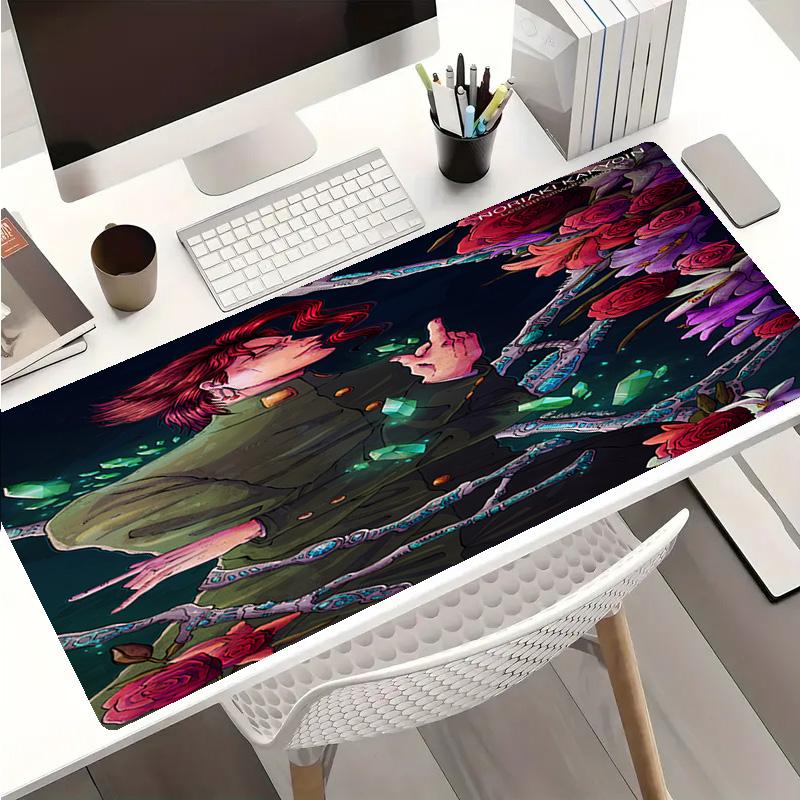 JoJo's Bizarre Adventure Mauspads - Rutschfeste Gummibasis, Glatte Oberfläche für Arbeit, Gaming, Büro und Zuhause, Schreibtisch-Mauspad