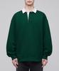 Musinsa Standard Oversized Rugby Sweatshirt [Green]