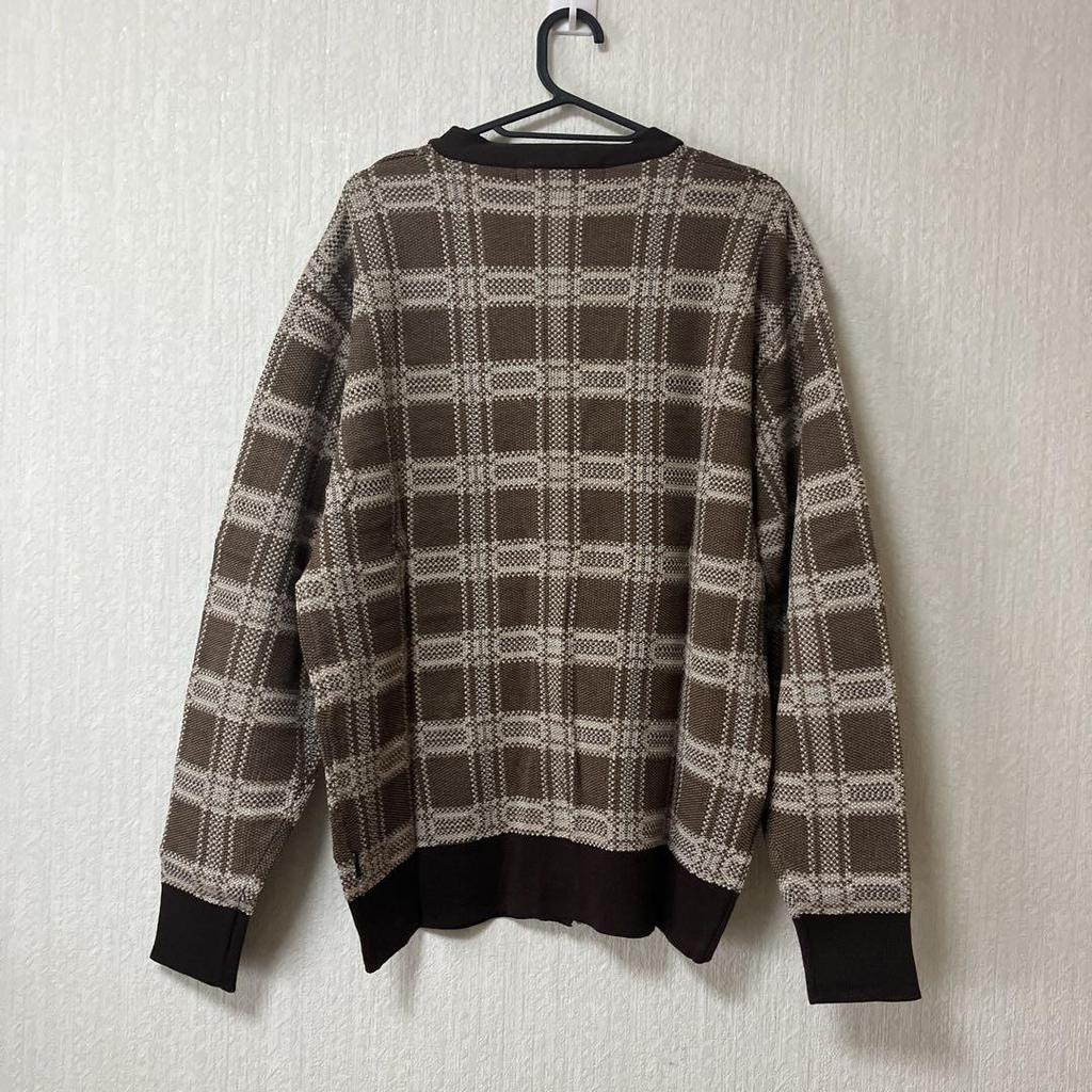 [USED] SCULPTOR checked cardigan