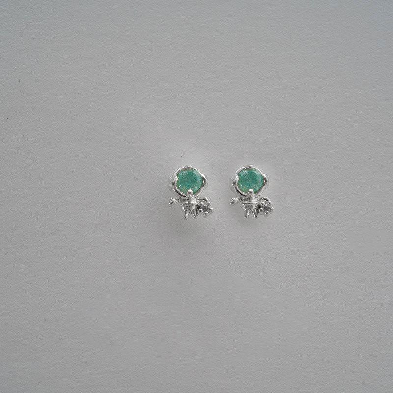 Astronaut Rocket Korean Version of Stud Earrings Exquisite Asteroid Series