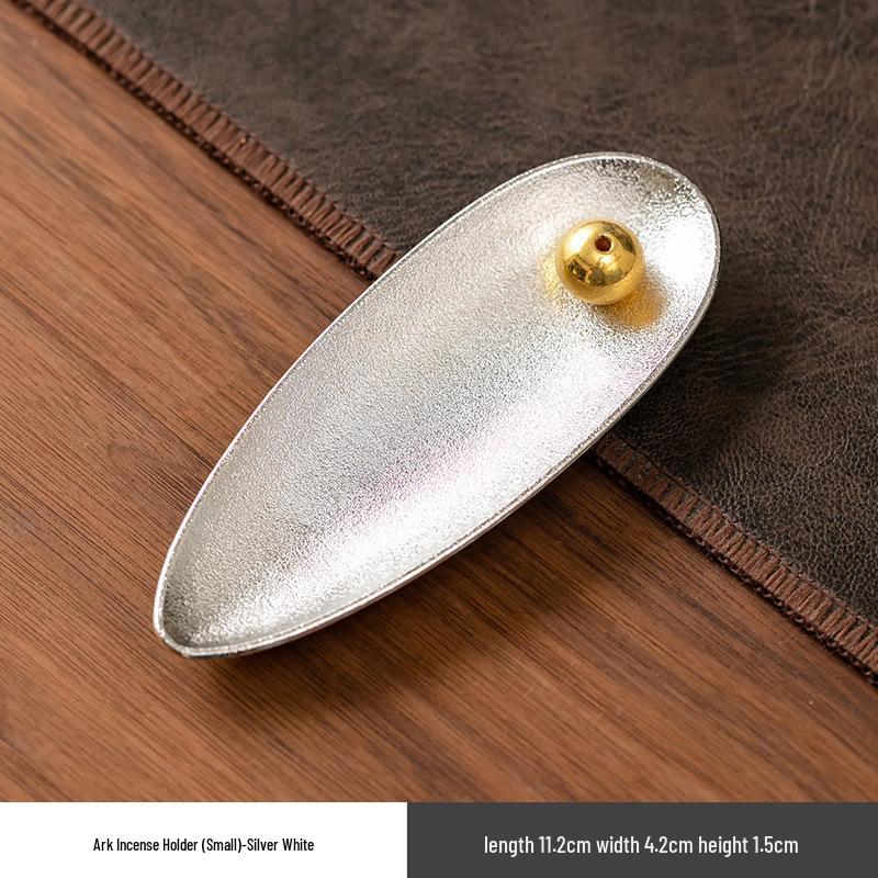 Antique Double-Layer Lotus Incense Holder for Tea Ceremony and Buddha Incense, Multi-Porous Sandalwood Line Burner.