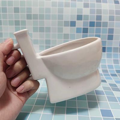 Funny Toilet Seat Water Mug Ceramic Coffee Cup for Home Office Bar Party Novelty Drinkware Beer Juice Milk Soda Creative Gift