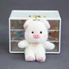 Bag Charm Chubby Plush Pig Keychain Cartoon Cute Stuffed Pig Pendant Ornaments Bag Hanging Gifts