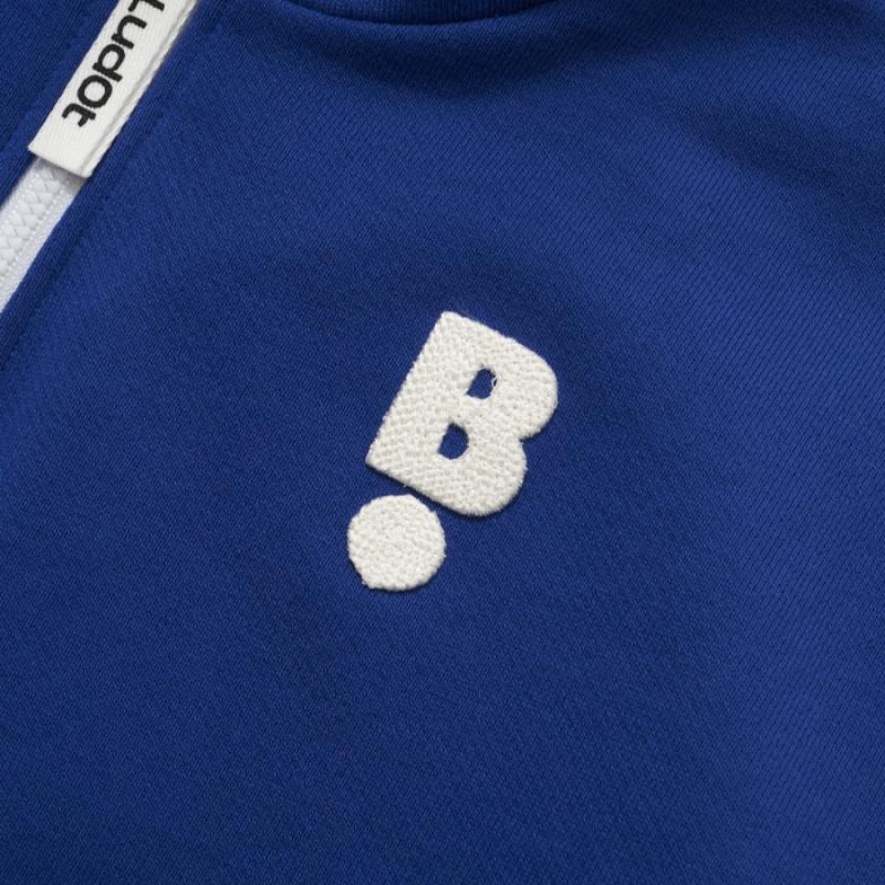 Blu Dot Oversized Half Zip Sweatshirt Bl
