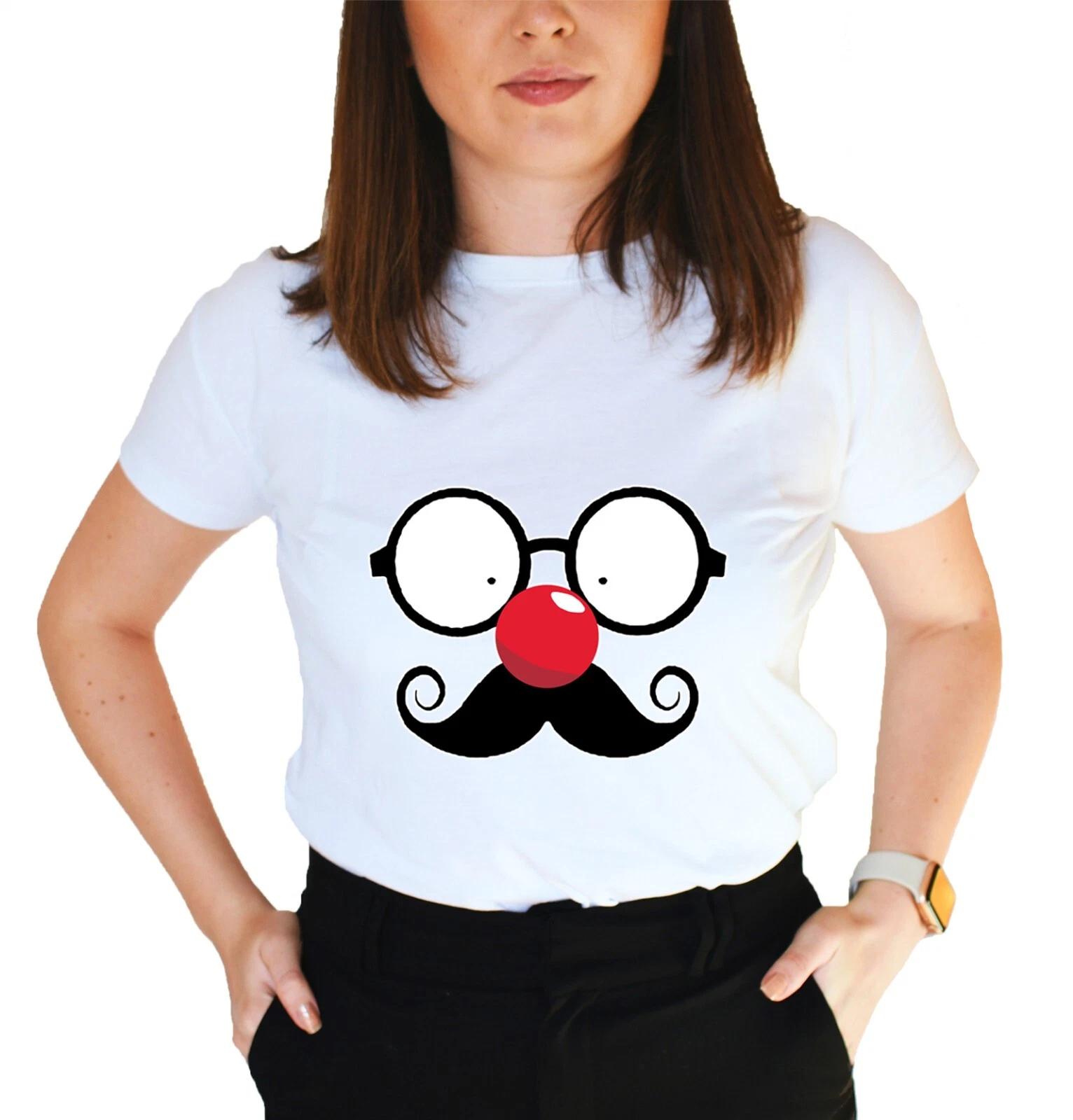 Slim Fit Unisex T-Shirt - Red Nose Day - Comic Relief Original Cute Great Best 2XL