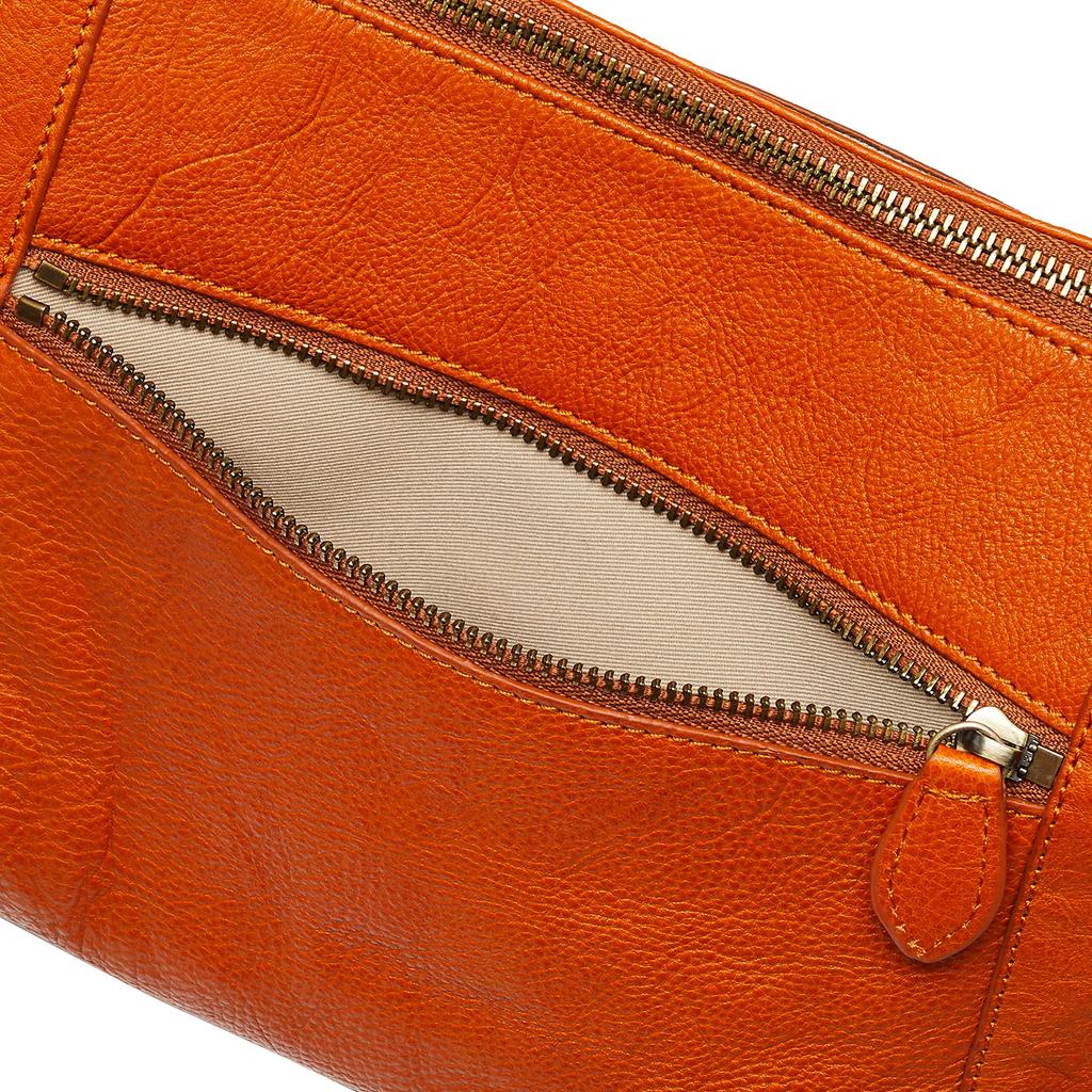 Peaks Peak Women's Cowhide Leather Shoulder Bag YTA-2970CM, Camel