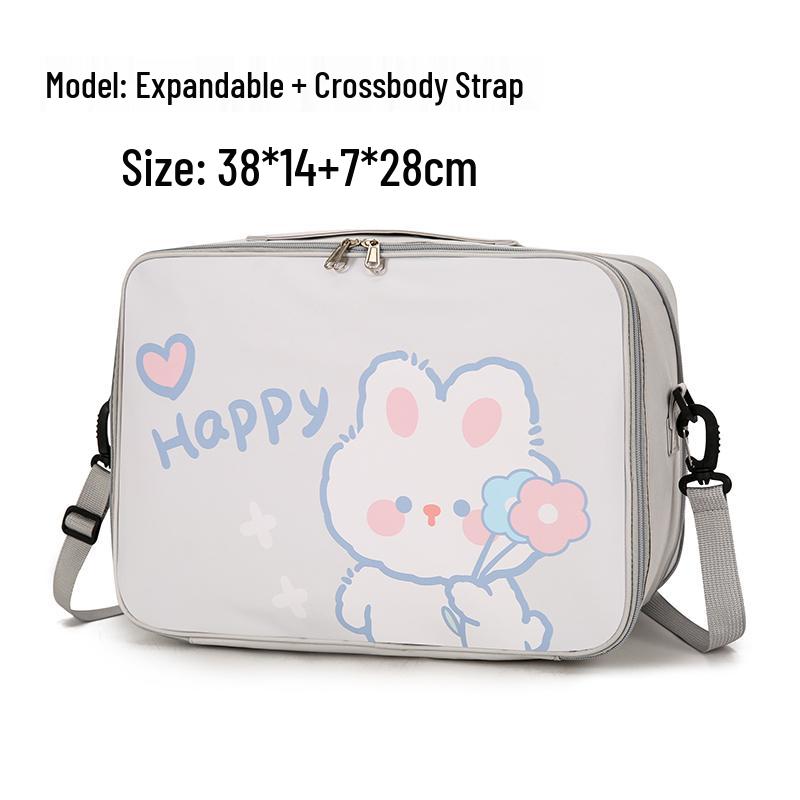 Travel Duffel Bag: Oxford Fabric Rolling Luggage and Storage Bag