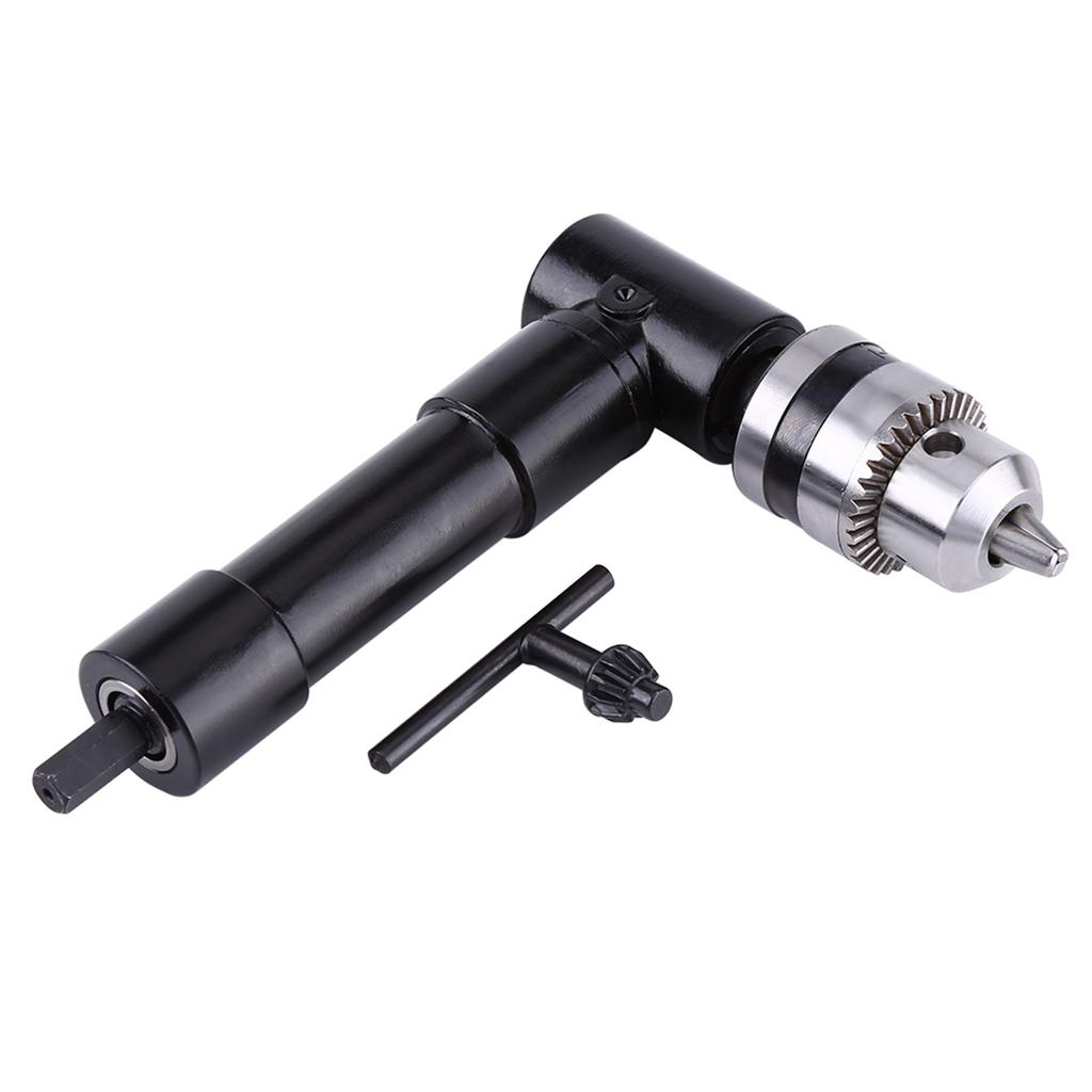 Right Angle 8mm Hex Shank Drill Adapter 90 Degrees Attachment Extension Drilling Tool