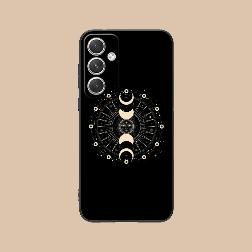 

Sun Moon Mobile Cell Phone Case for Samsung Galaxy S26 S25 S24 S23 S22 S21 S20 Note20 Plus FE Ultra Colorful Cover Cover Pretty Galaxy Note20