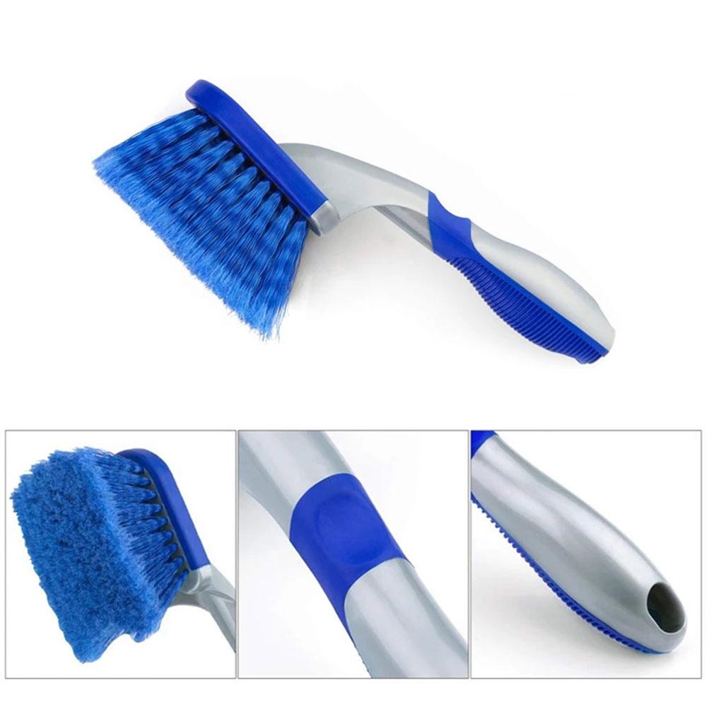 1Pc Car Wheel Soft Brush Tire Cleaner Washing Tools Blue for Auto Detailing Motorcycle Cleaning Tools Universal Car Accessories