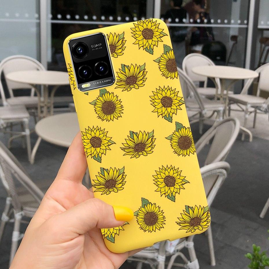 Schöne Silikonhülle Für Vivo Y33s Hülle Handyhülle Vivo Y21 2021 Y21s TPU Stoßfänger Auf Vivo Y33S 4G Y33 S Y21 Y 21S Hülle Fundas