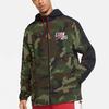 Jordan Jumpman Classics Camo Windbreaker Jacket Medium Olive CU2031-222