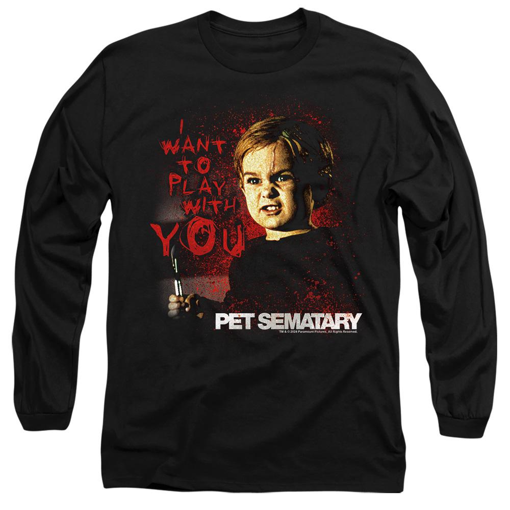 Pet Sematary Unisex Adult I Want To Play T-Shirt