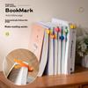 Silicone Bookmark Clip Cute Elephant Automatically Follows Page Flipping with Pen Holder Notebook Page Divider School Supplies
