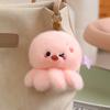 10CM Cute Octopus Plush Pendant Toys Soft Stuffed Sea Animal Doll Kawaii Octopus Keychain Bag Decoration Small Holiday Gifts