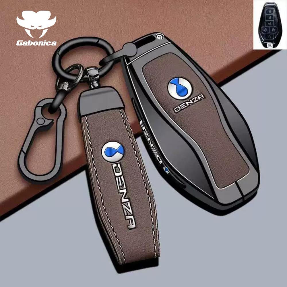 New Zinc Alloy Car Key Case For Denza N9 D9 B5 B8   Keychain Smart Remote Protection Cover Shell Holder Fob Accessories