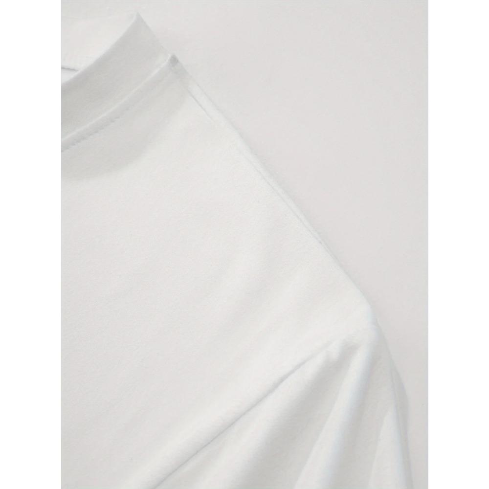 Printed Short Sleeved T-shirt with Casual and Minimalist Style for Daily and Outdoor Wear, Women's Fashion Y2K