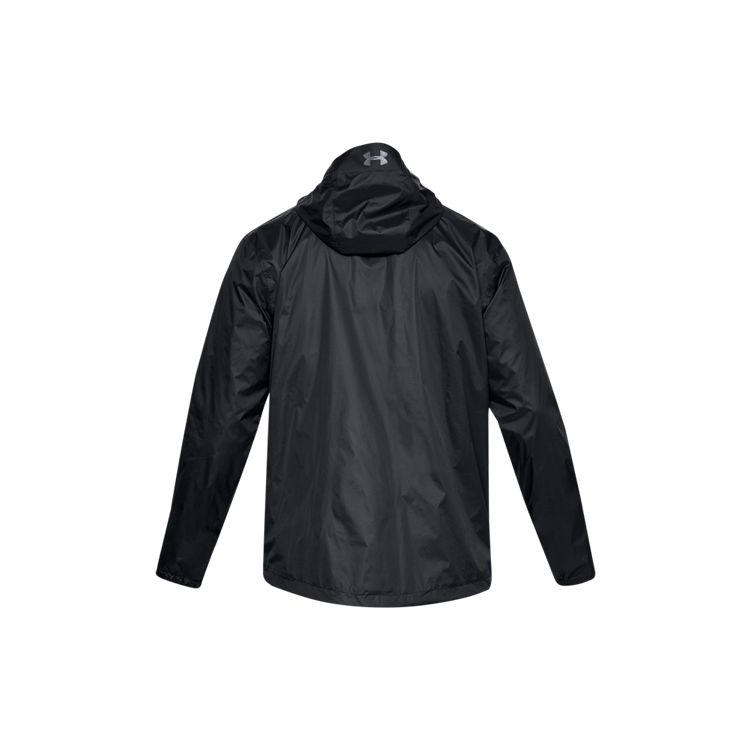 Under Armour Forefront Rain Hooded Jacket Men Black 1321439-001