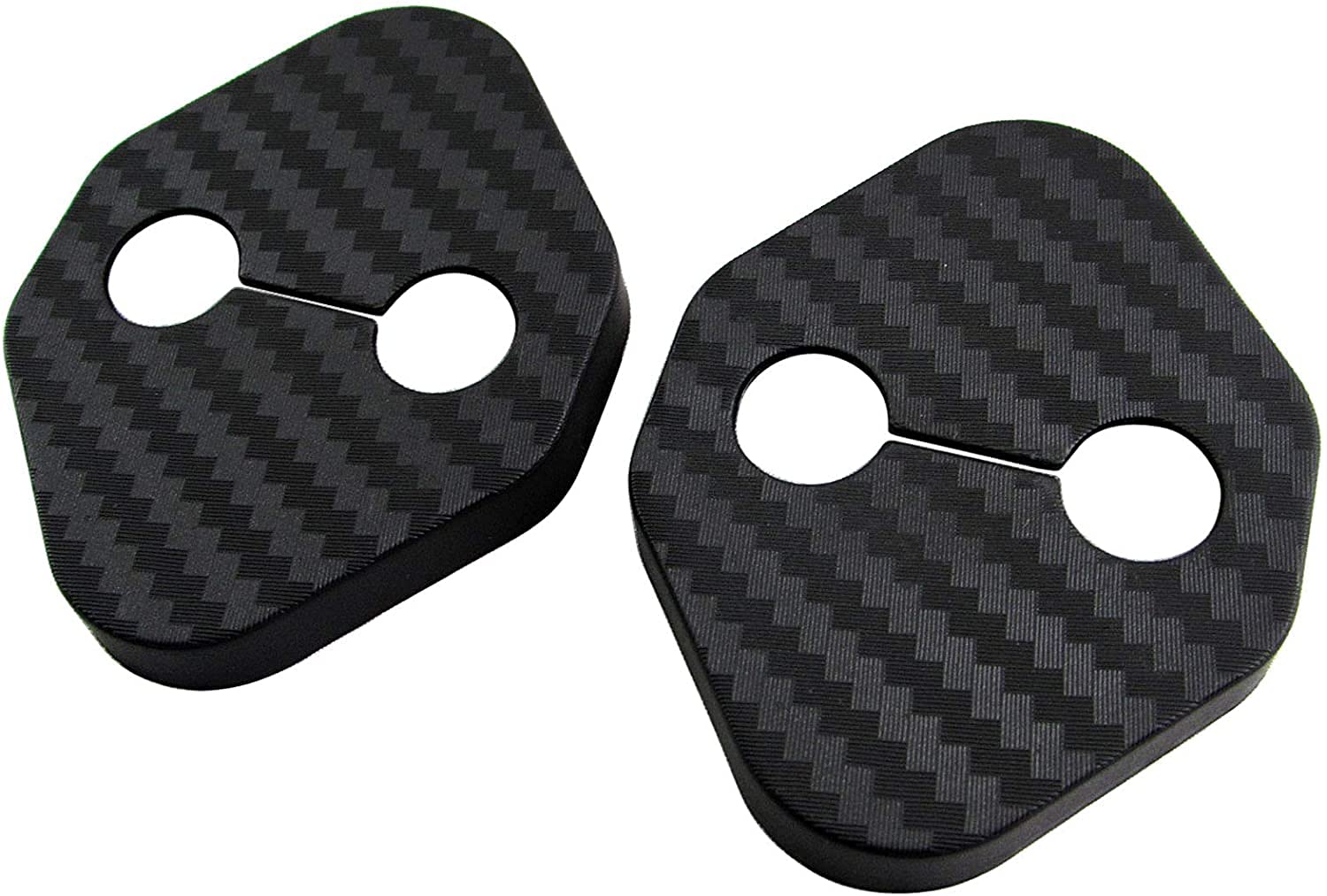 

BRIGHTZ Pro Box Wagon NCP58G NCP59G Carbon Style Door Striker Cover 2PC [STRIKER-002-2PC] NCP58